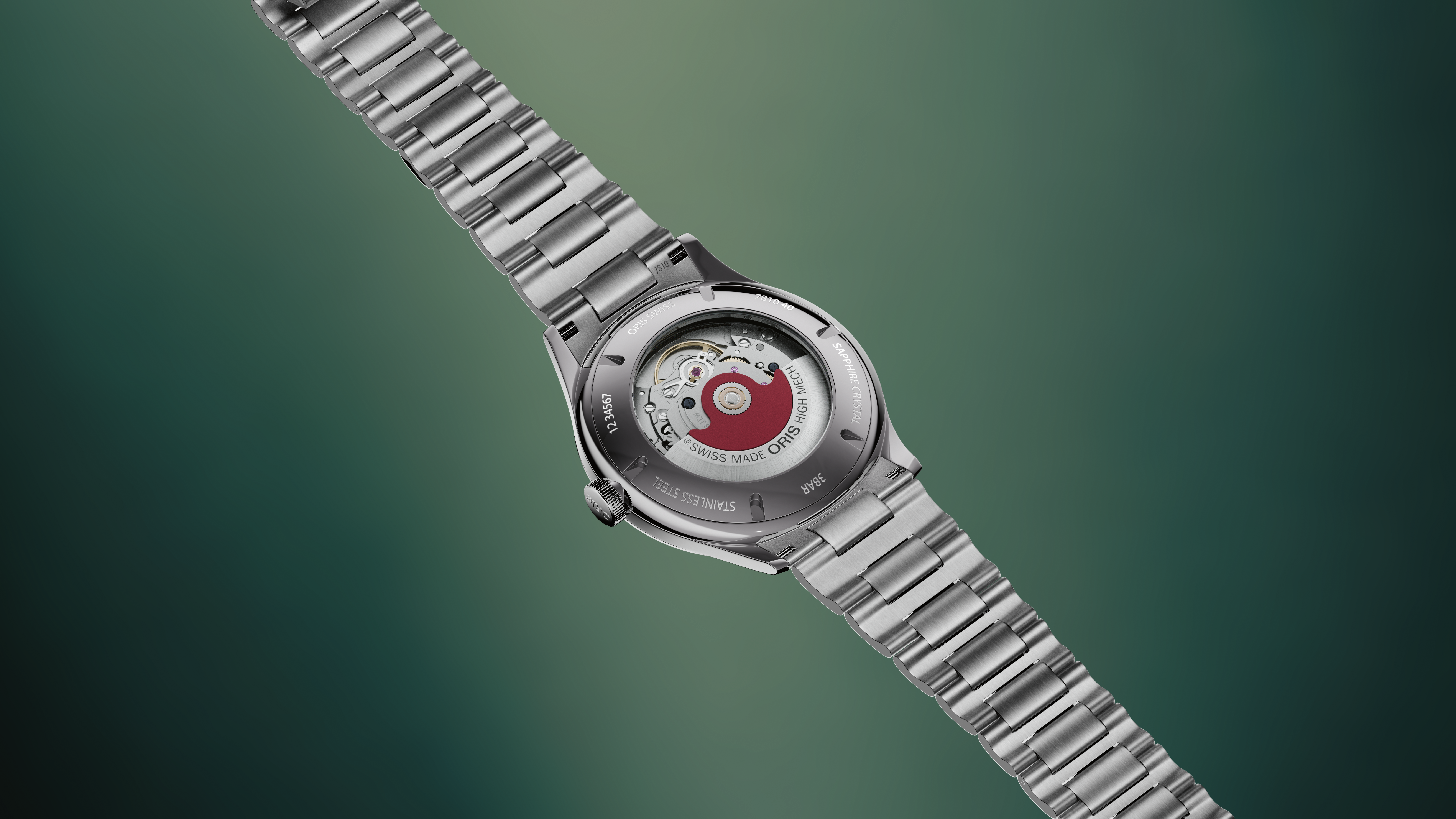 ORIS  Мужские швейцарские часы, автоматический механизм, сталь, 38 мм